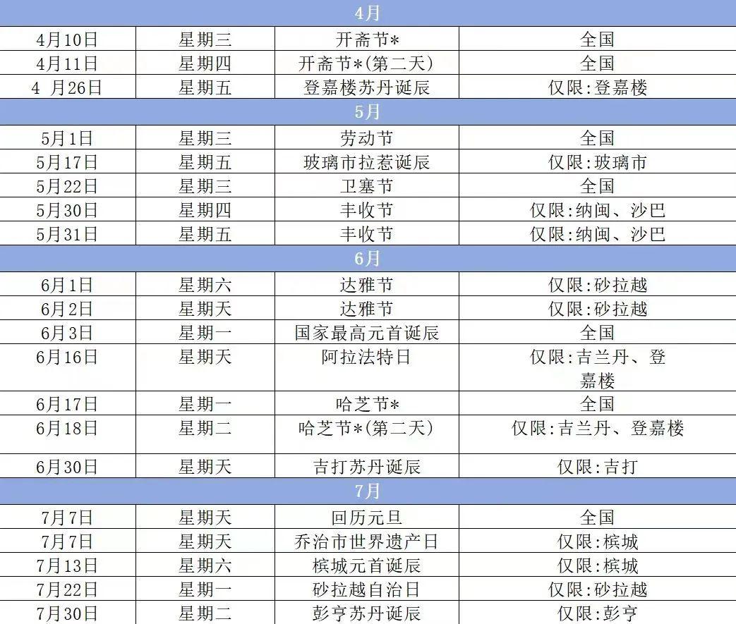 以色列节假日表 2024年一览