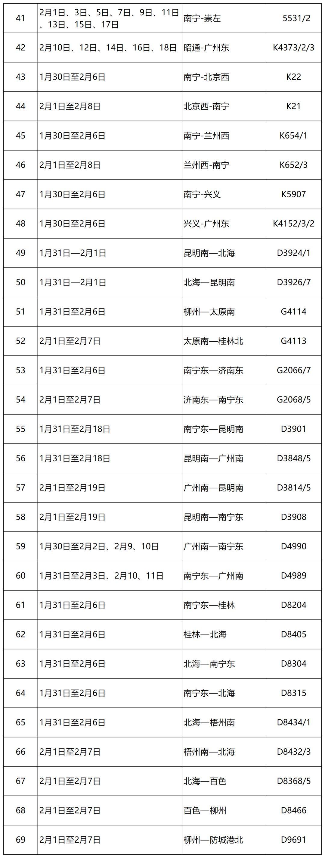 今明两天部分列车停运通知与应对措施详解