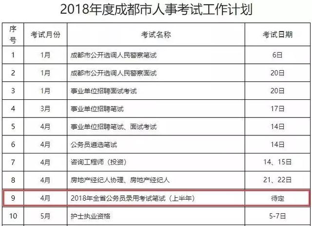 四川公务员考试2024年考试时间表及备考指南全解析