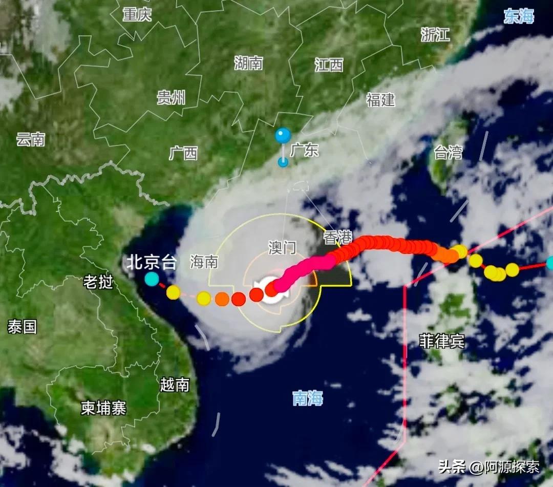 台风动态追踪，在线实时监控台风路径与动向解析