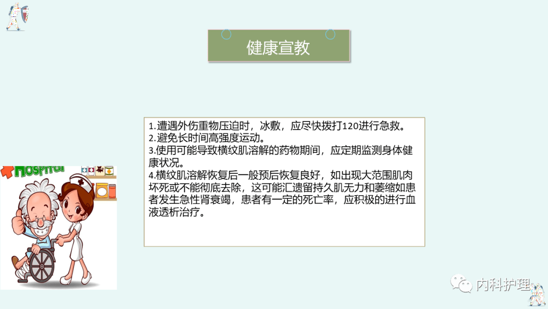 横纹肌溶解症护理诊断与优化的策略