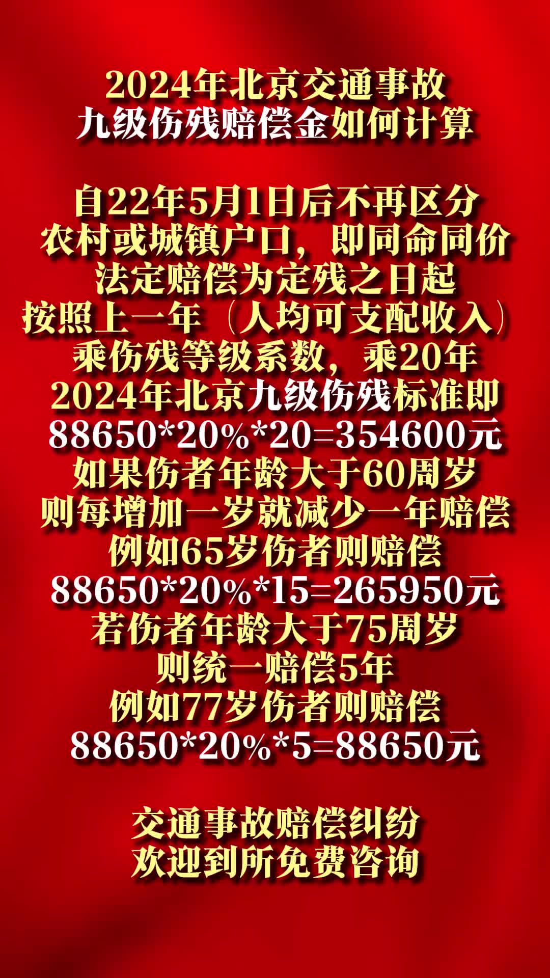 九级伤残赔偿标准详解，2024年赔偿金额及影响因素分析概览