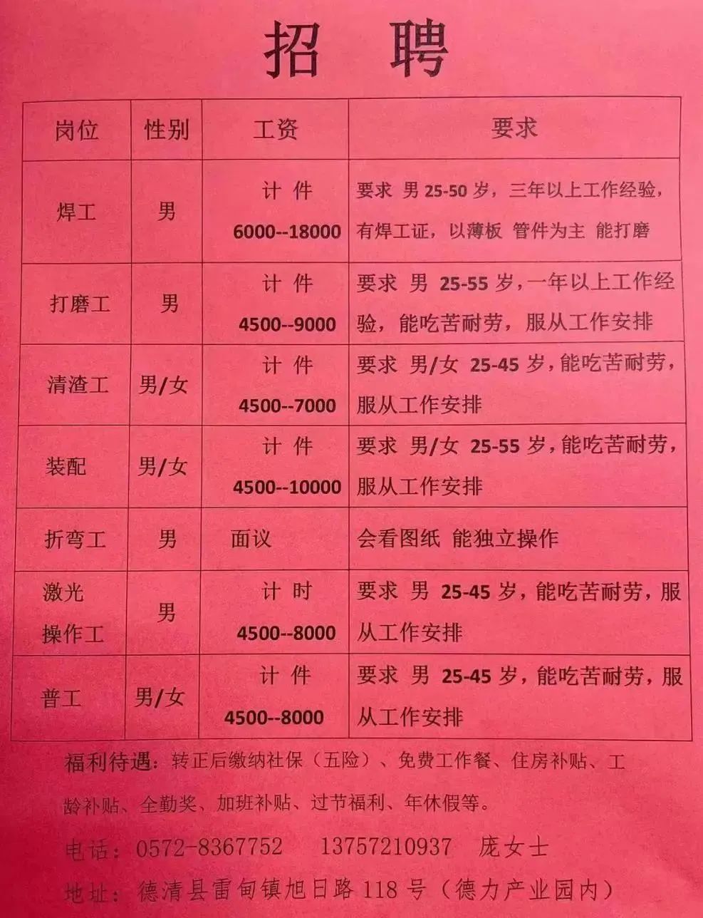 东沟门村委会最新招聘启事